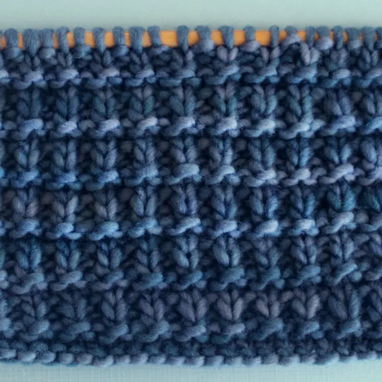 Hurdle Stitch Knitting Pattern for Beginners
