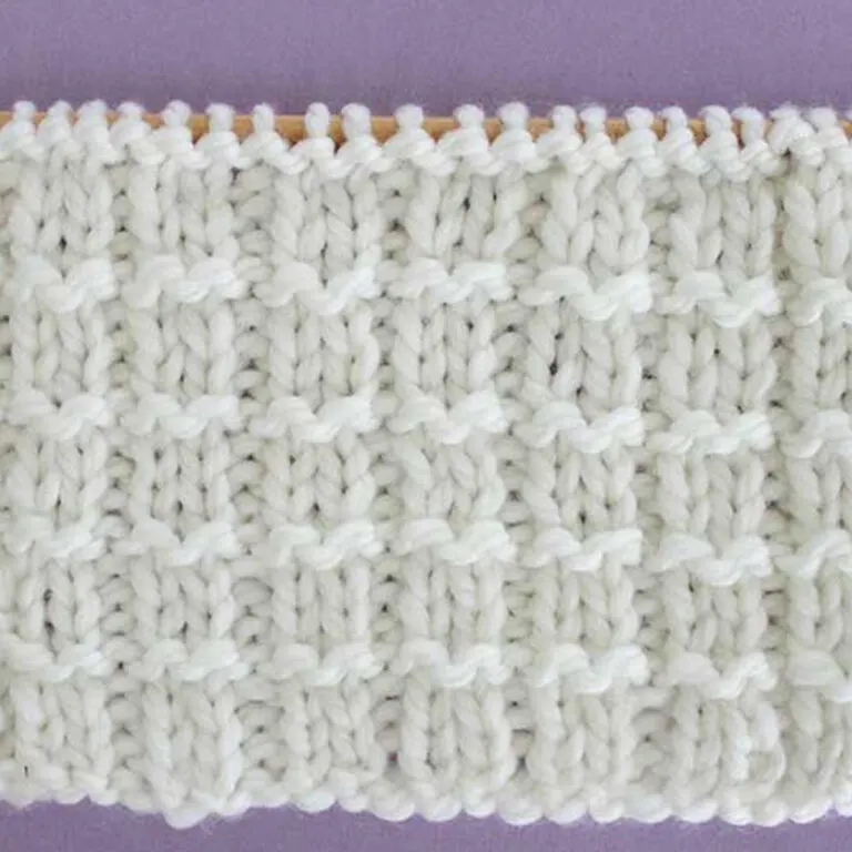 Pique Rib Stitch Knitting Pattern for Beginners