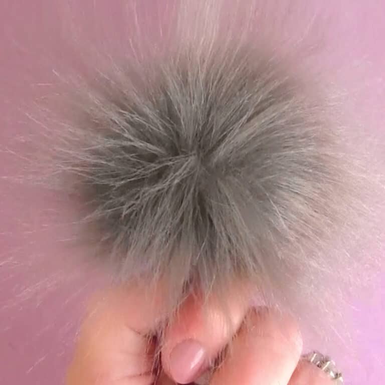 Make Faux Fur Pom Poms for Hats