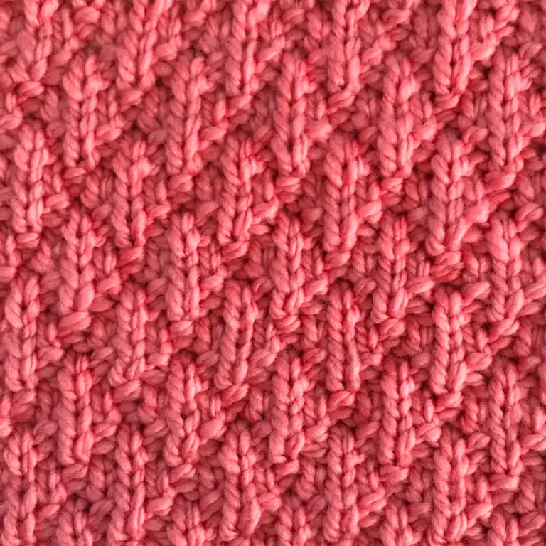 Seersucker Stitch Knitting Pattern for Beginners