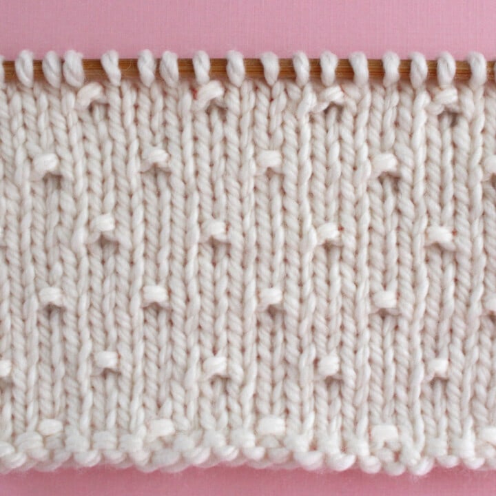 Simple Seed Stitch Knitting Pattern - Studio Knit