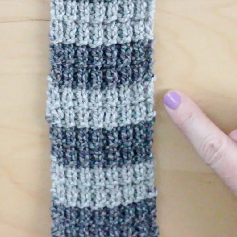 How to Slip Stitch Knitting Edge