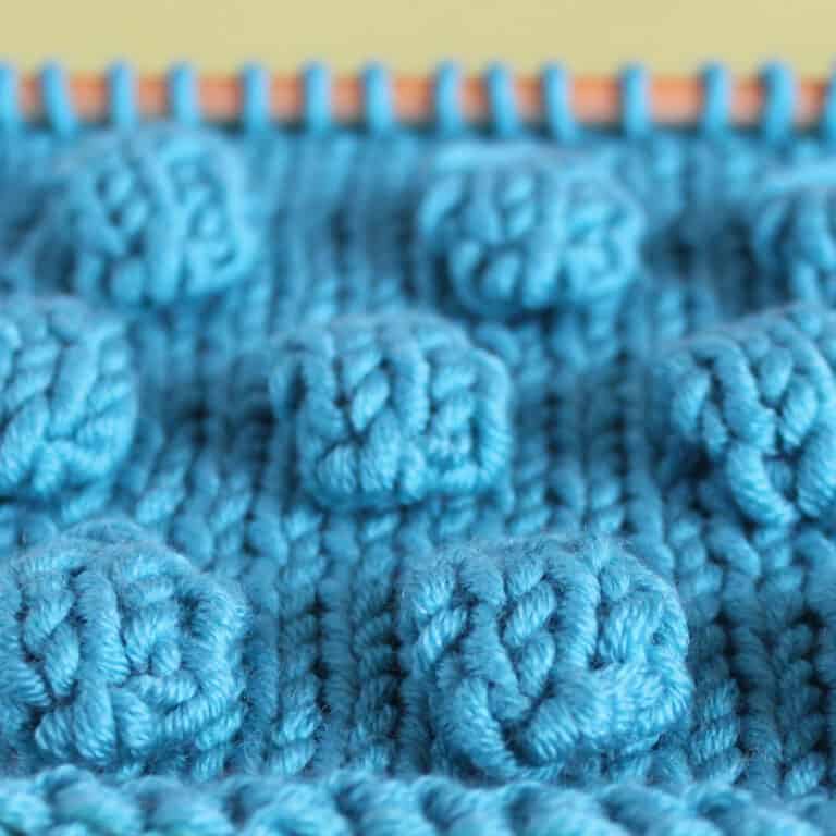 Bobble Stitch Knit in Stockinette (3 Sizes) | Studio Knit