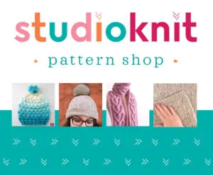 Studio Knit Pattern Shop with knitting downloads for sale.