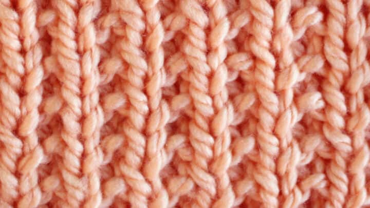 broken rib knitting pattern scarf