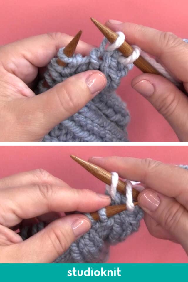 How to Cast Off Purlwise for Ribbing Studio Knit