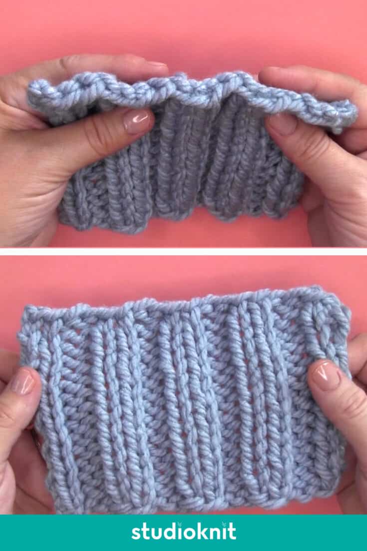 How to Cast Off Purlwise for Ribbing Studio Knit
