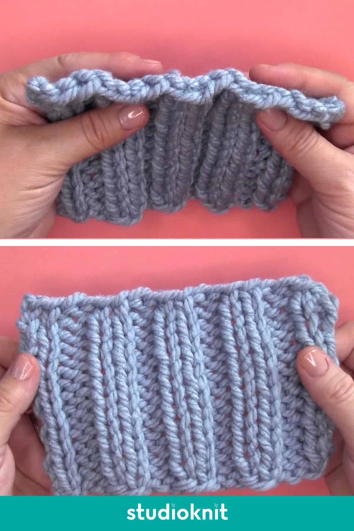 How to Cast Off Purlwise for Ribbing Studio Knit