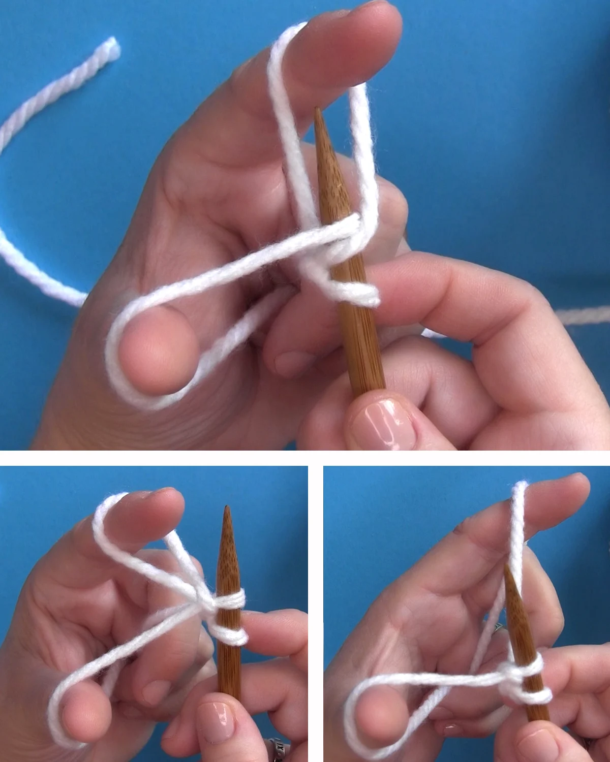 How to Long Tail Cast On Purlwise Studio Knit