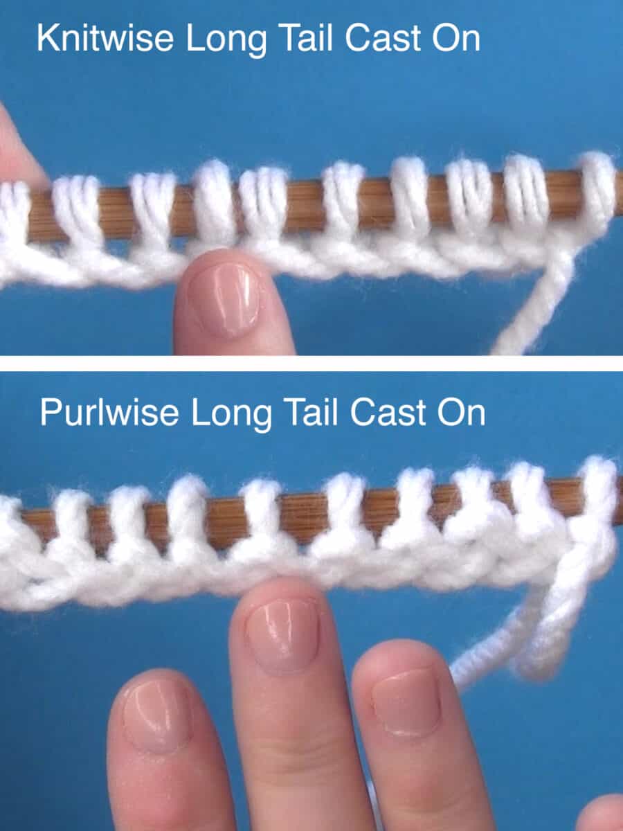How to Long Tail Cast On Purlwise - Studio Knit