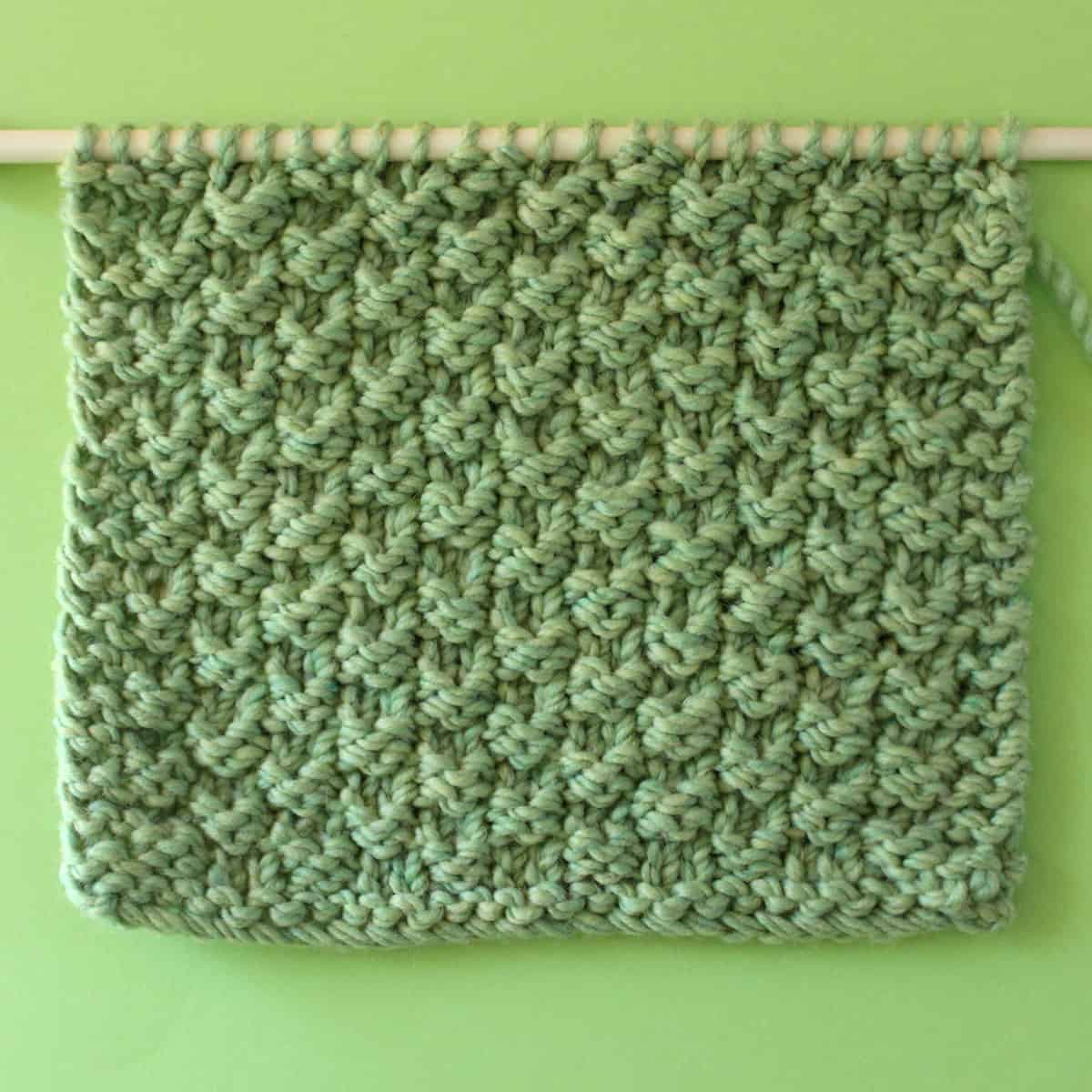 How to Knit Double Moss Stitch