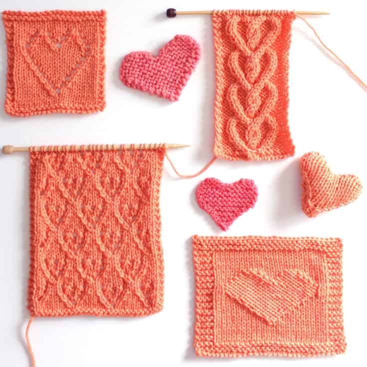 9 Heart Knitting Patterns for All Levels Studio Knit