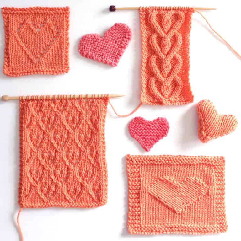 9 Heart Knitting Patterns for All Levels