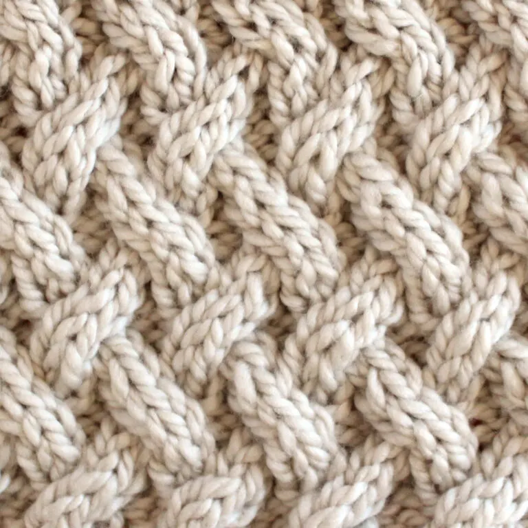 7 Knit Basketweave Stitch Variations - Studio Knit