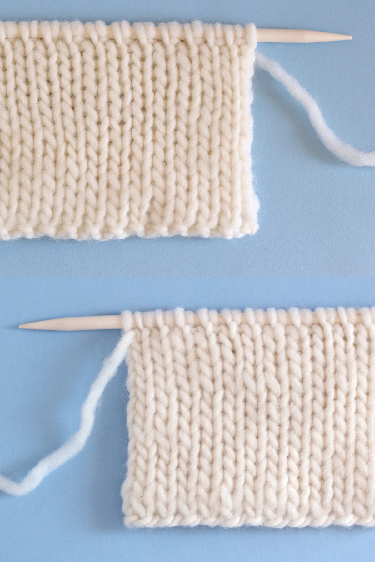 How to Knit the Double Knit Fabric Stitch, Knitting Stitch Pattern