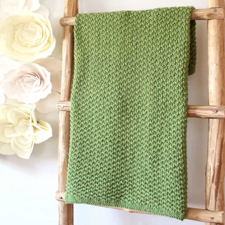 Moss Landing Blanket Knitting Pattern