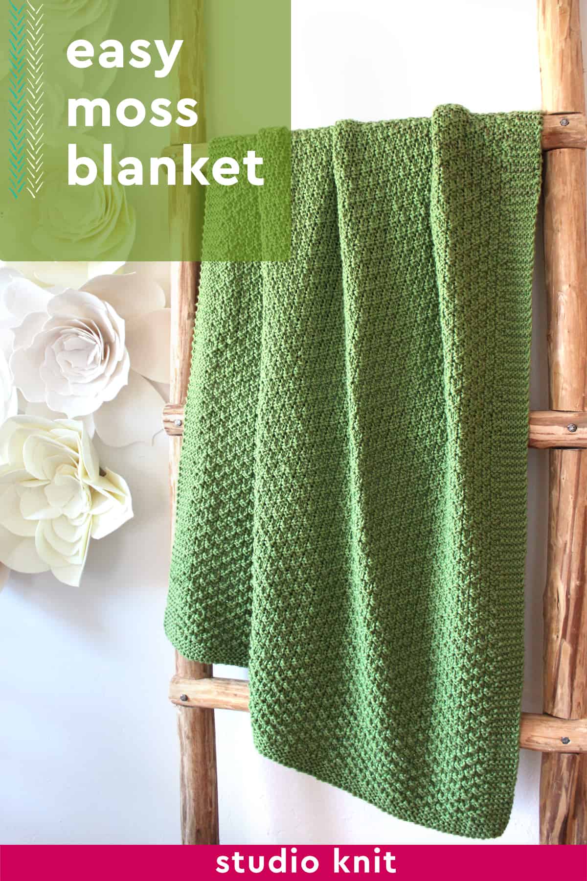 Moss Landing Blanket Knitting Pattern Studio Knit