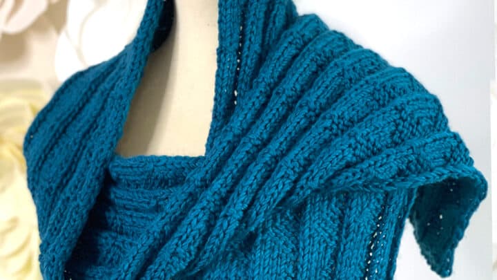 k3 p3 scarf pattern
