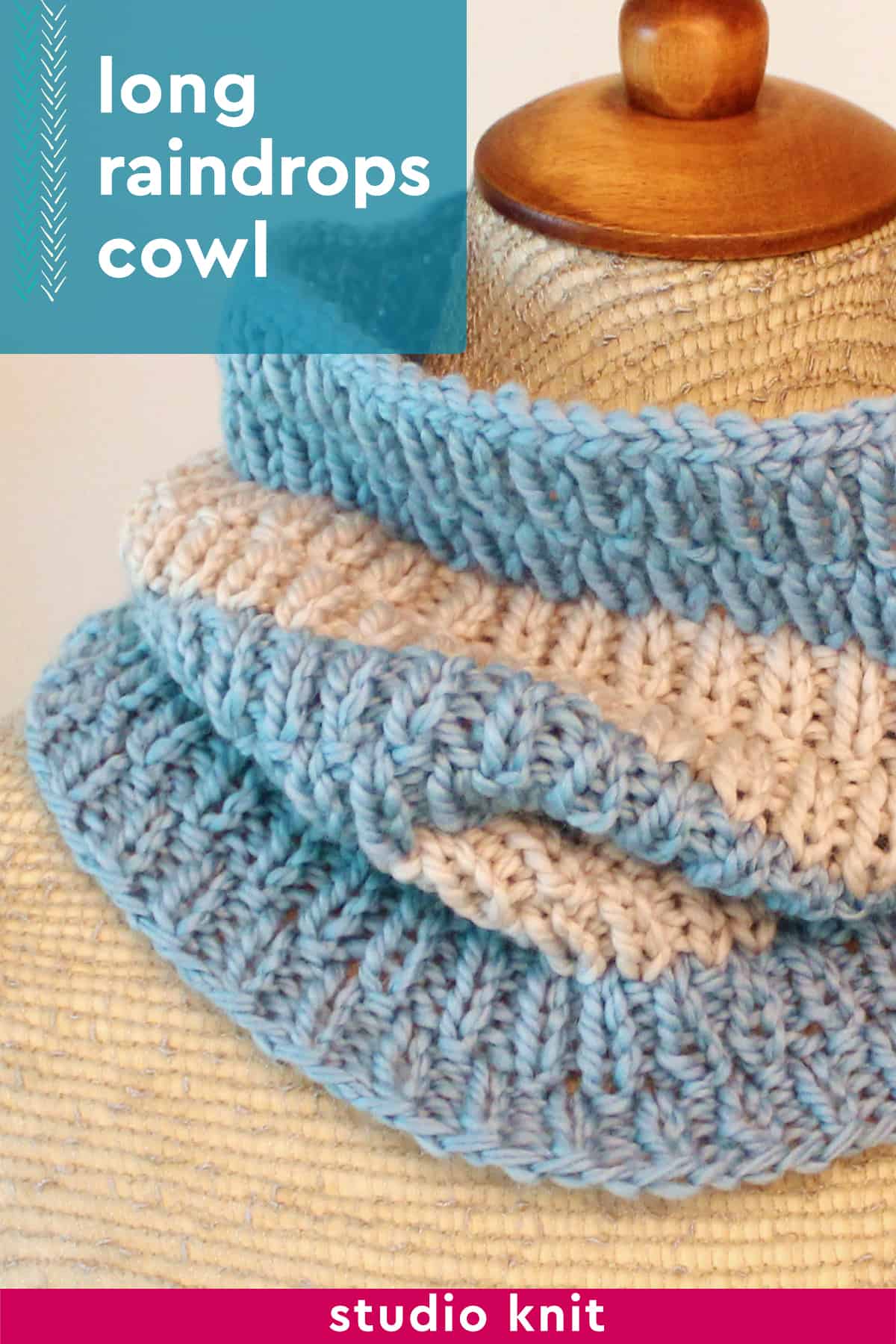 Reverse Ridge Stitch Knitting Pattern for Beginners - Studio Knit
