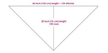 Offshore Mesh Shawl Knitting Pattern - Studio Knit