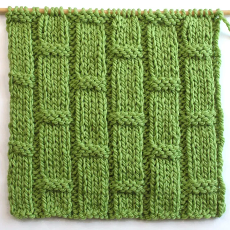 Bamboo Ribbing Stitch Knitting Pattern