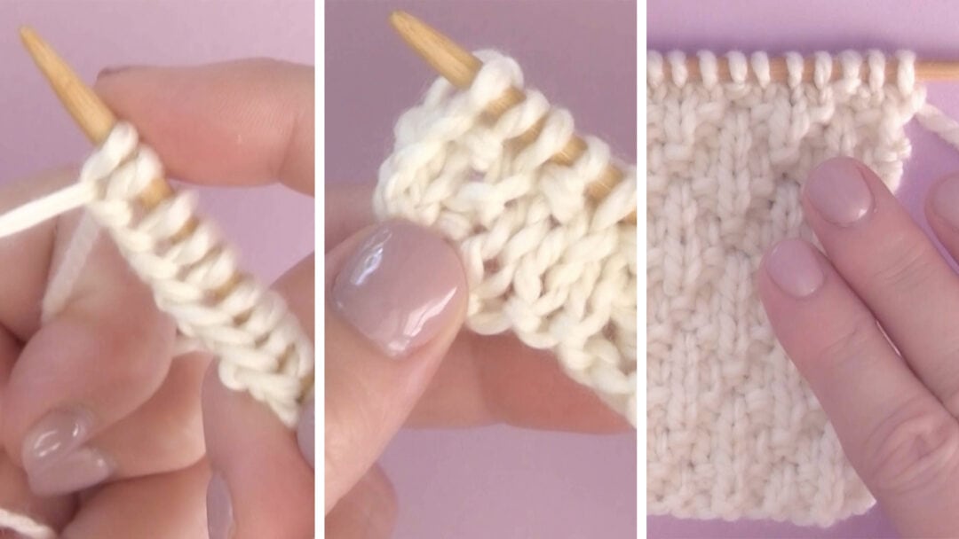 Seersucker Stitch Knitting Pattern for Beginners - Studio Knit