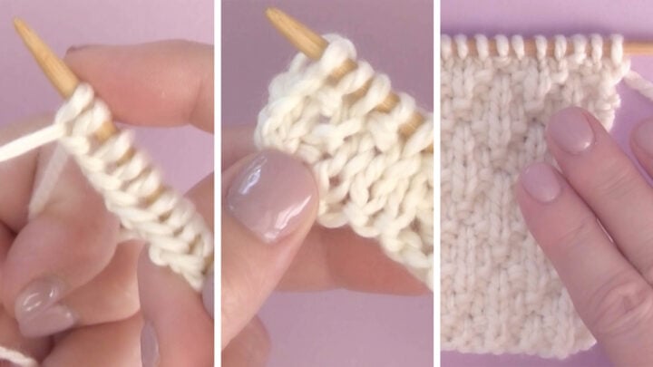 Seersucker Stitch Knitting Pattern for Beginners - Studio Knit
