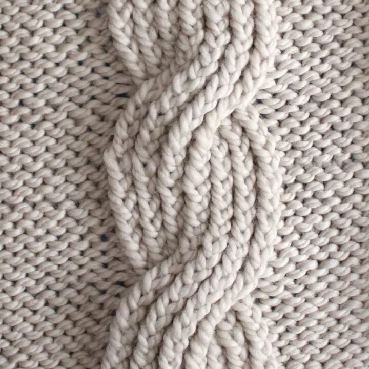 Seven Seas Cable Stitch Knitting Pattern - Studio Knit