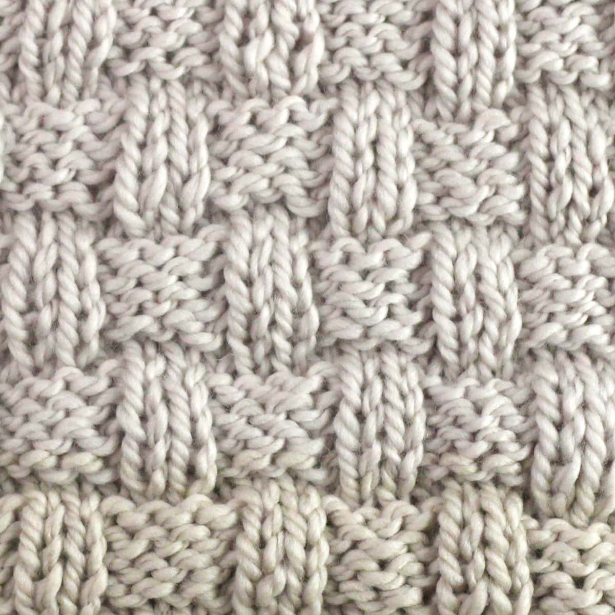 Diagonal Basketweave Knitting Pattern - How Did You Make This