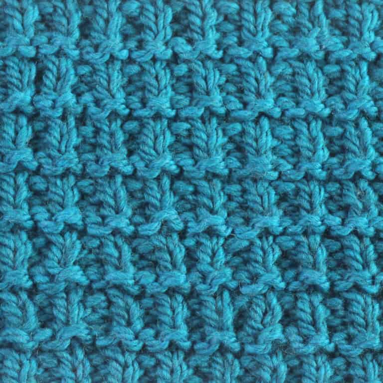Hurdle Stitch Knitting Pattern for Beginners