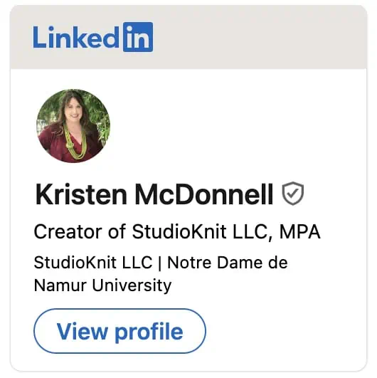 Kristen McDonnell's profile on LinkedIn.