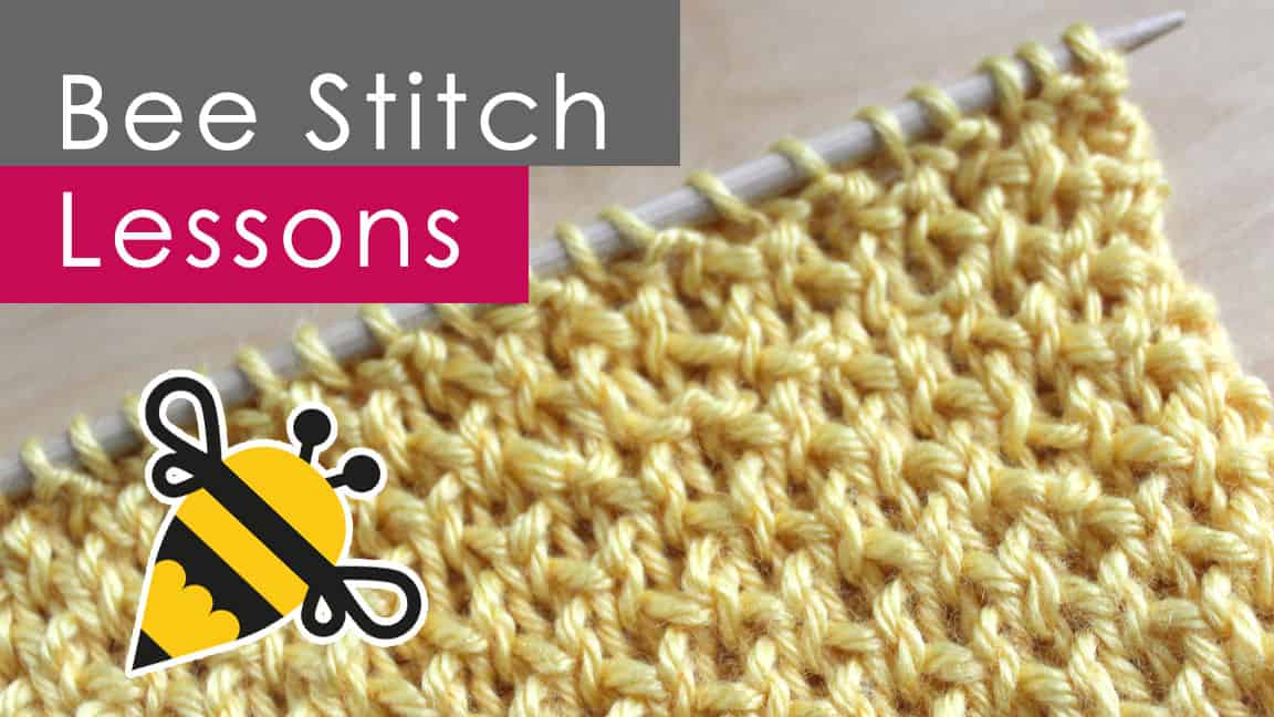 Bee Stitch Knitting Brioche Pattern Studio Knit