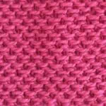 Stamen stitch knitting texture in pink yarn color.