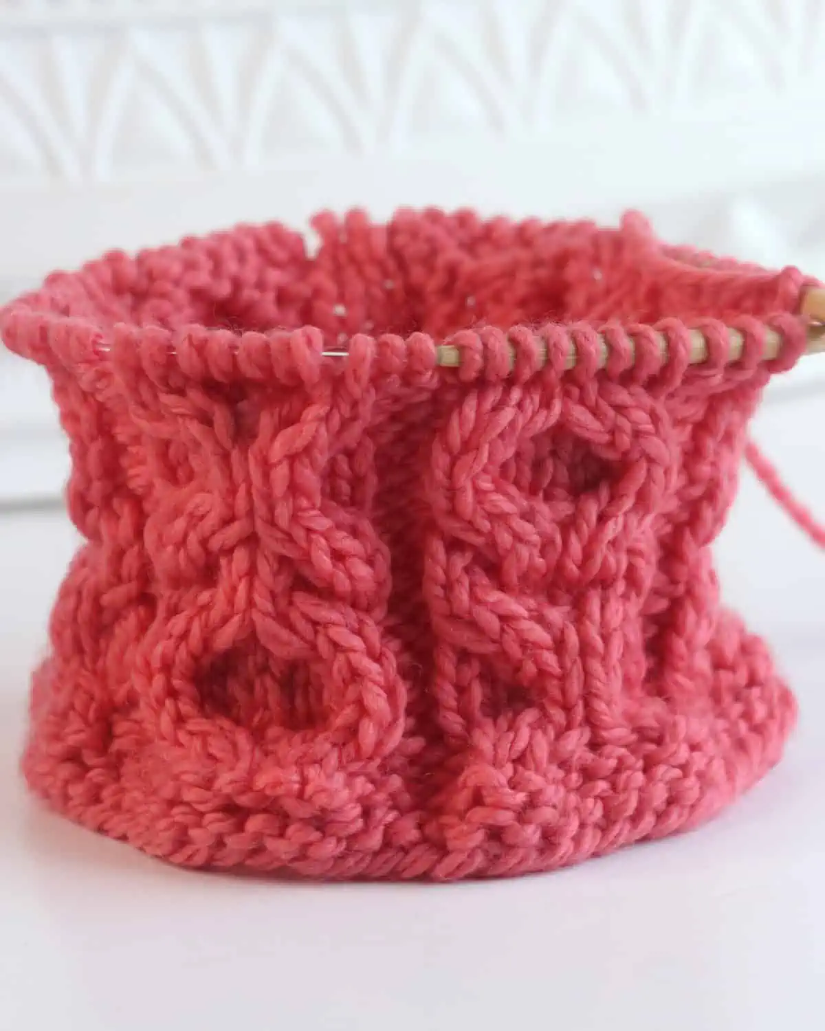 XO Cable Stitch Knitting Pattern (Hugs and Kisses) Studio Knit