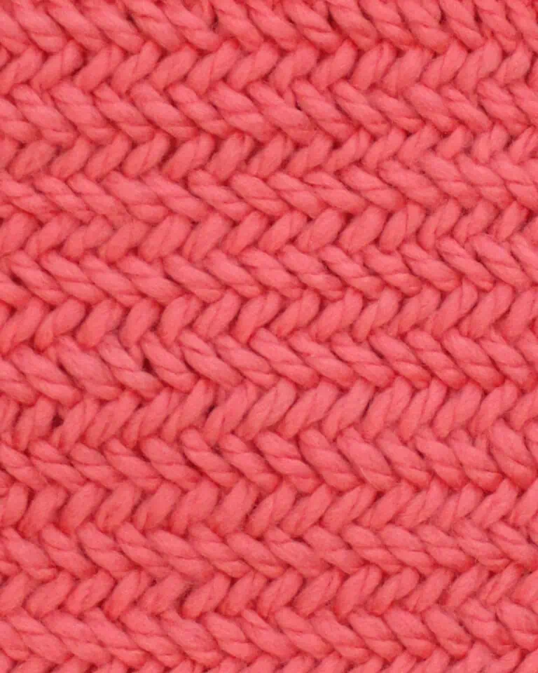 Horizontal Herringbone Stitch Knitting Pattern