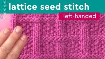 Left-Handed Knitting Video Collection - Studio Knit