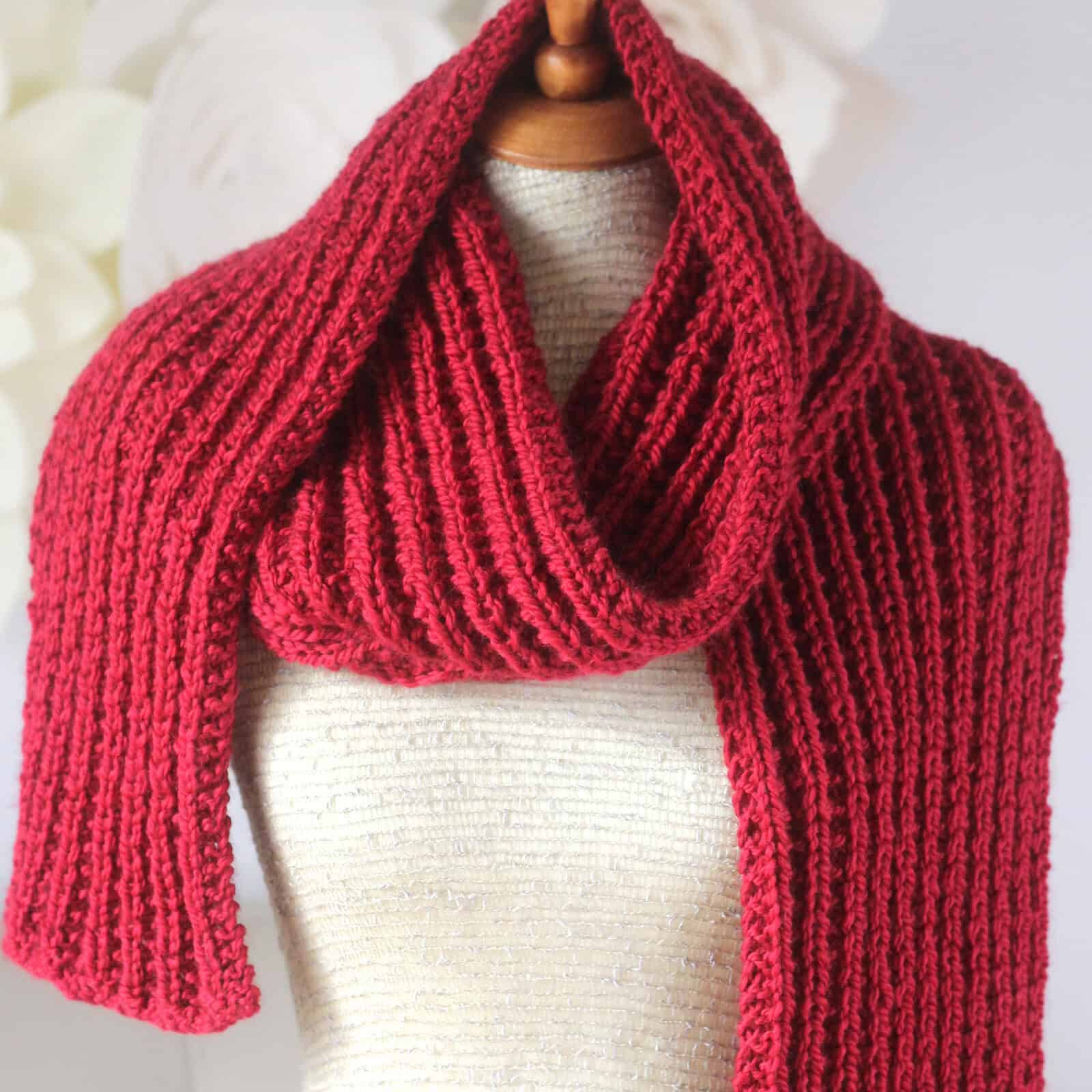 Hot Frosty Scarf Knitting Pattern - Studio Knit